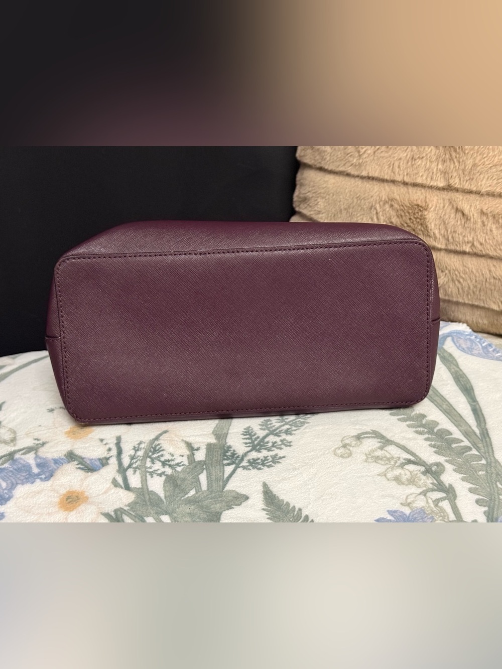 ♠️ KATE SPADE NEW YORK — Laurel Way Evangelie Satchel in "Mulled Wine" ♠️ - Picture 3 of 8